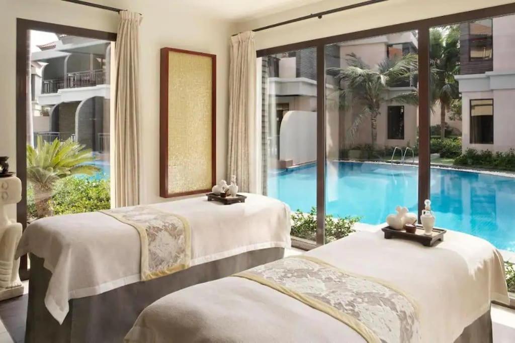 Marvelous Private Beach Apartment In Palm Dubai Within Anantara 5 Star Resort מראה חיצוני תמונה